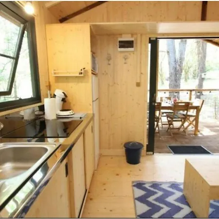 Sur Pilotis Avec Terrasse Pour 4 Personnes - Api-1-52-496 Campingplatz Moncrabeau